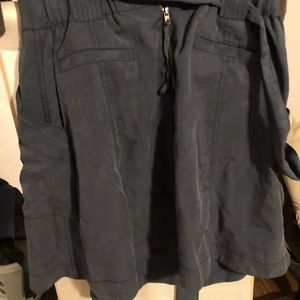 Blue Anthropologie skirt